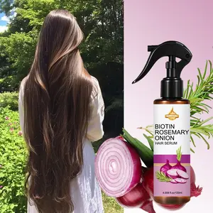 SUMIFANG Biotin Rosemary Onion Scalp Extract 120ml, Moisturizing Scalp Serum, Biotin + Keratin + Vitamin E, Strengthens damaged hair, reduces breakage, Deeply moisturizes, increases softness, Suitable for fragile, permed/dyed hair
