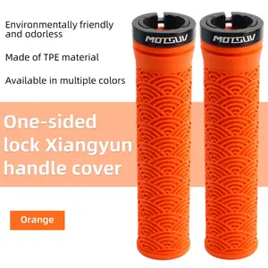 TPE Chinese Style Grip Non-slip Bmx Handle Bicycle Grips MTB Bike Handlebar Rubber Cycling