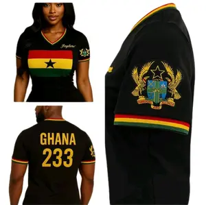 Ghana  Embroidery Unisex shirt