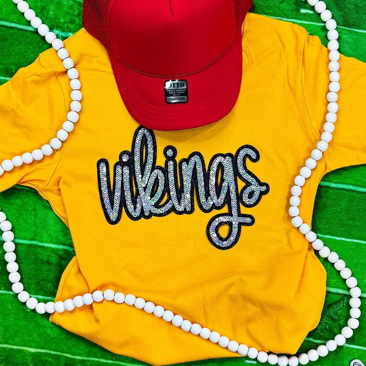 Vikings YOUTH Sequin Patch