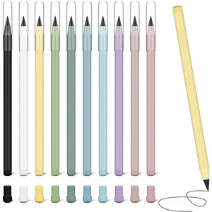 10 count Inkless Pencil, Everlasting Pencil Infinity Pencil with Eraser,  Infinite Pencil with Extra 20 Erasers, Endless Pencil Forever Pencils Home Office School Writing Drawing