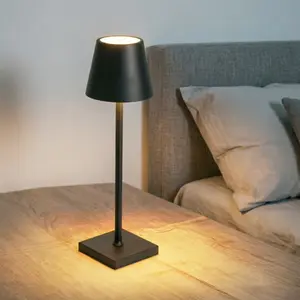 Modern LED Table Lamp, White/Gold/Black - 3-Color Touch Dimmable, for Living Room, Bedroom, Study, Dining Table, Desk Decor, Indoor Lighting.
