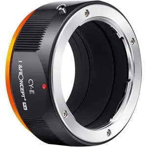 K&F Concept Lens Mount Adapter Compatible for Contax/Yashica (C/Y) Lens to Sony Alpha NEX E-Mount Cameras with Matting Varnish Compatible for Sony NEX-3 NEX-3C NEX-3N NEX-5