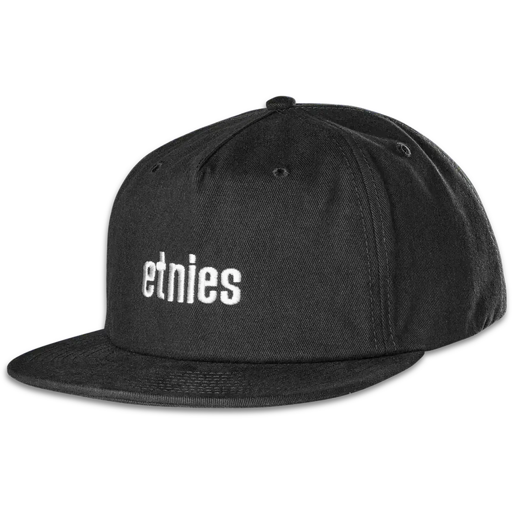 Unisex Brushed Cotton 5-Panel Wordmark Embroidery Snapback Hat, All-Seasons Sports & Outdoor Accessory