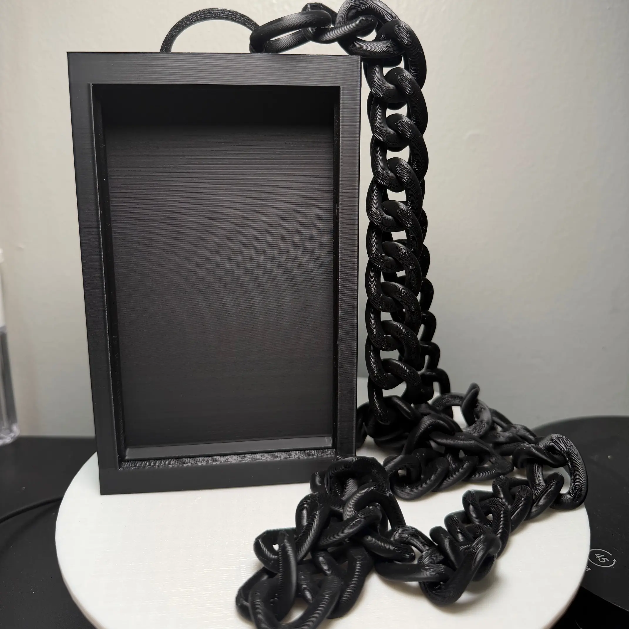 graded card necklace Secure/Show your Slab - Holder With Plastic Chain Pokemon Card Holder Chain 3D
