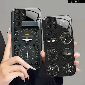 Suitable for [Galaxy S24 Ultra] New high-end glass  mobile phone case New business simple mobile phone case Affordable price Anti-drop and anti-fingerprint-888