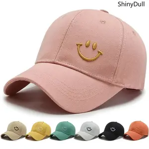 Smiley Face Baseball Cap – Cute Happy Emoji Adjustable Hat