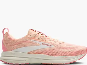 Brooks Women's Trace 4 Running Shoes Tropical Peach/Dianthus/Grey - Comfortable Fit Lightweight Design Ideal for Running & Casual Wear