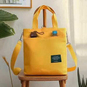 Lightweight Handbag Purse Large Crossbody Bag Casual Travel Bag Zipper Tote Bag Canvas Shoulder Bag for Women