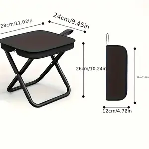 Heavy-Duty Folding Camping Chair for Adults - Portable Compact Outdoor Chair with 200kg/440lbs Capacity, Lightweight Sturdy Frame, Easy Setup & Foldable Design, Weather-Resistant Fabric for Camping, Beach, Fishing, Garden, Travel - Ideal for Holidays & O
