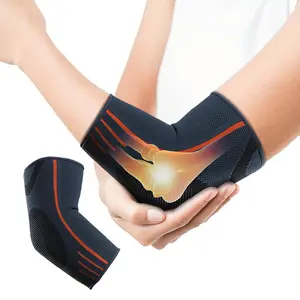 1pc Elbow Compression Sleeve with Elbow Support, Pull-On Closure for Tennis, Golf Joint Support, Suitable for Sports Fitness and Weightlifting