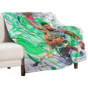 Stephen Curry Basketball Blanket Sports Star Blanket Lightweight Christmas Fan Gift Party Decoration Bedroom Throw Blanket 40x50 inch