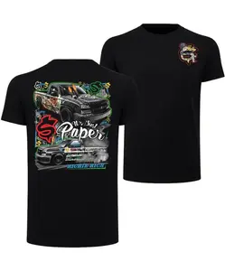 Richie Rich Truck T-Shirt-Ondgas Tee,Car Lover Tee,Full Colour,Unisex Fashionable Crew Neck Pure Cotton T-Shirt