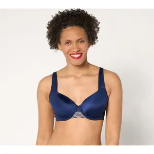 Breezies Two-Tone Lace Shimmer Lightly Padded Underwire Bra