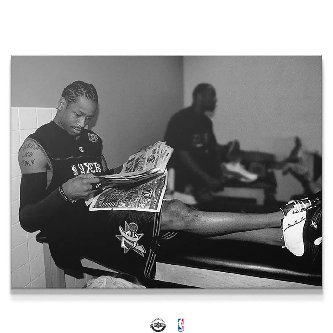 Allen Iverson Poster - Headlines Basketball Room Decoration, Sports Wall Art, Iconic Player Poster, Street Style Decor, Motivation Print