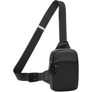 Mini Sling Bag for Men Crossbody,Small Chest Bag Casual Trendy Waterproof Lightweight Phone Crossover Daypack Vpoofree