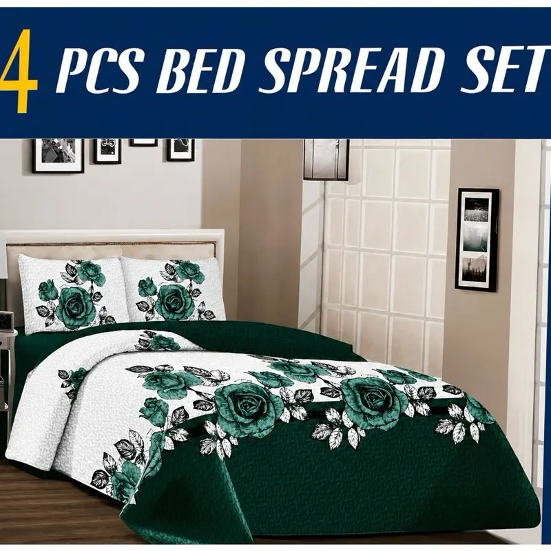 4 pcs bed spread