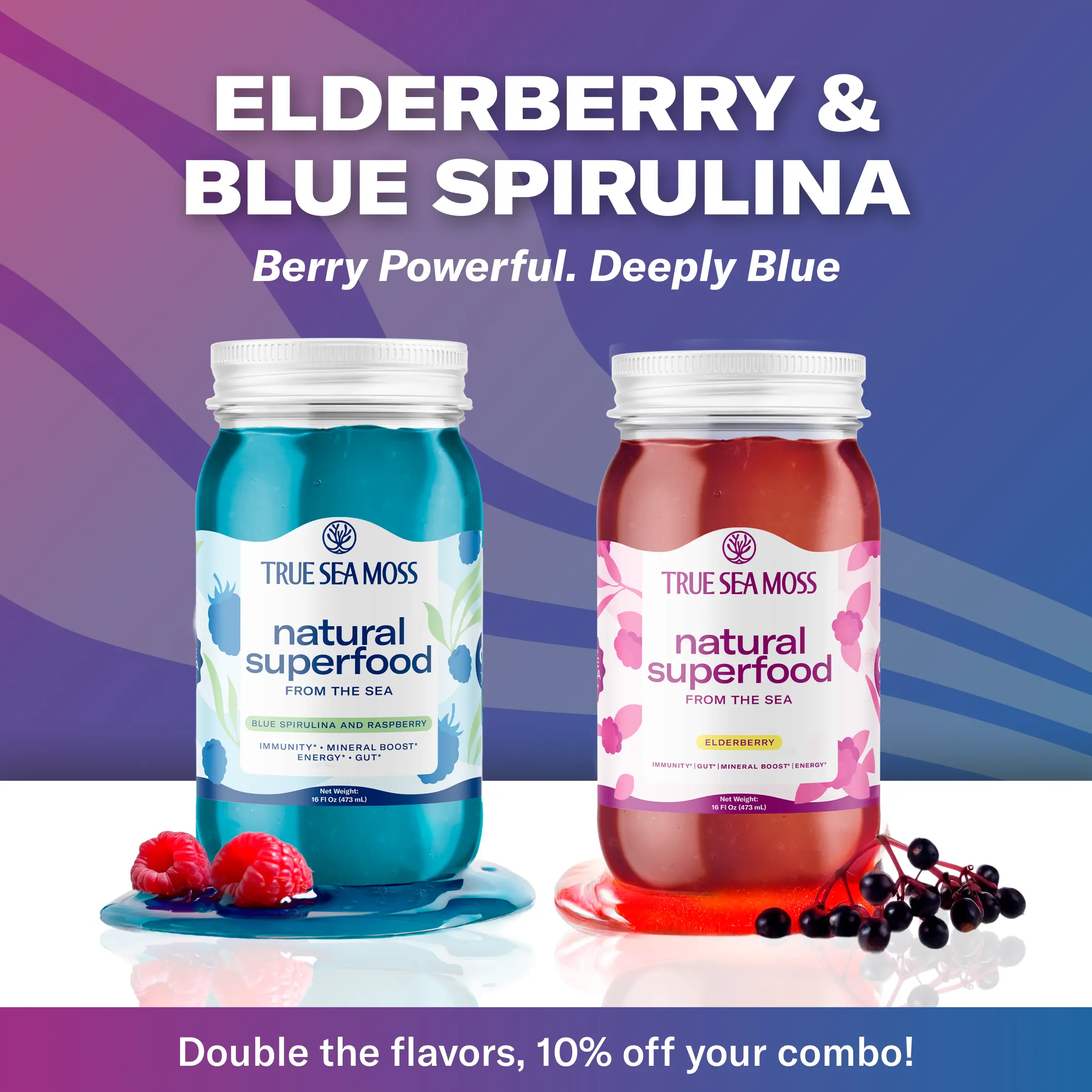 Elderberry + Blue Spirulina
