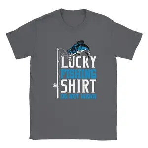 Lucky Fishing Shirt Unisex Crewneck Soft T-shirt | Gildan 64000