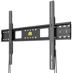 Forge Mount Thin Profile TV Wall Mount Fo 42" to 100" TV - Universal Fixed Wall Mount TV Bracket, Ultra-Thin 1" Profile - 3 Step Easy Installation, Max VESA 900X600, Up to 220 lbs Capacity, For 55 65 75 85 98" TVs 75 inch tv