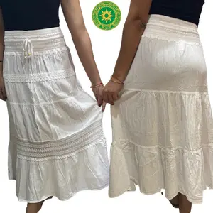 White Thread Skirts
