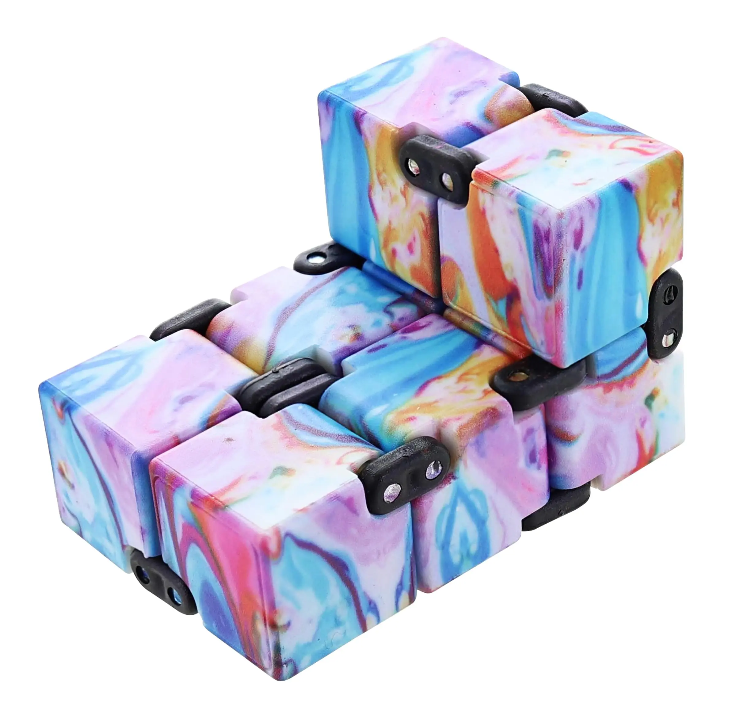 Plastic Infinity Cube Fidget Toy Blocks, Educational Science & Technology Toy for 12 Years Above Kids and Adults, Bob Gift to Develop Logical Thinking