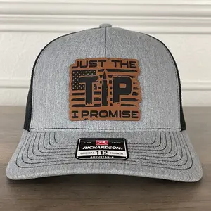 Just The Tip, I Promise 2A Second Amendment Leather Patch Hat