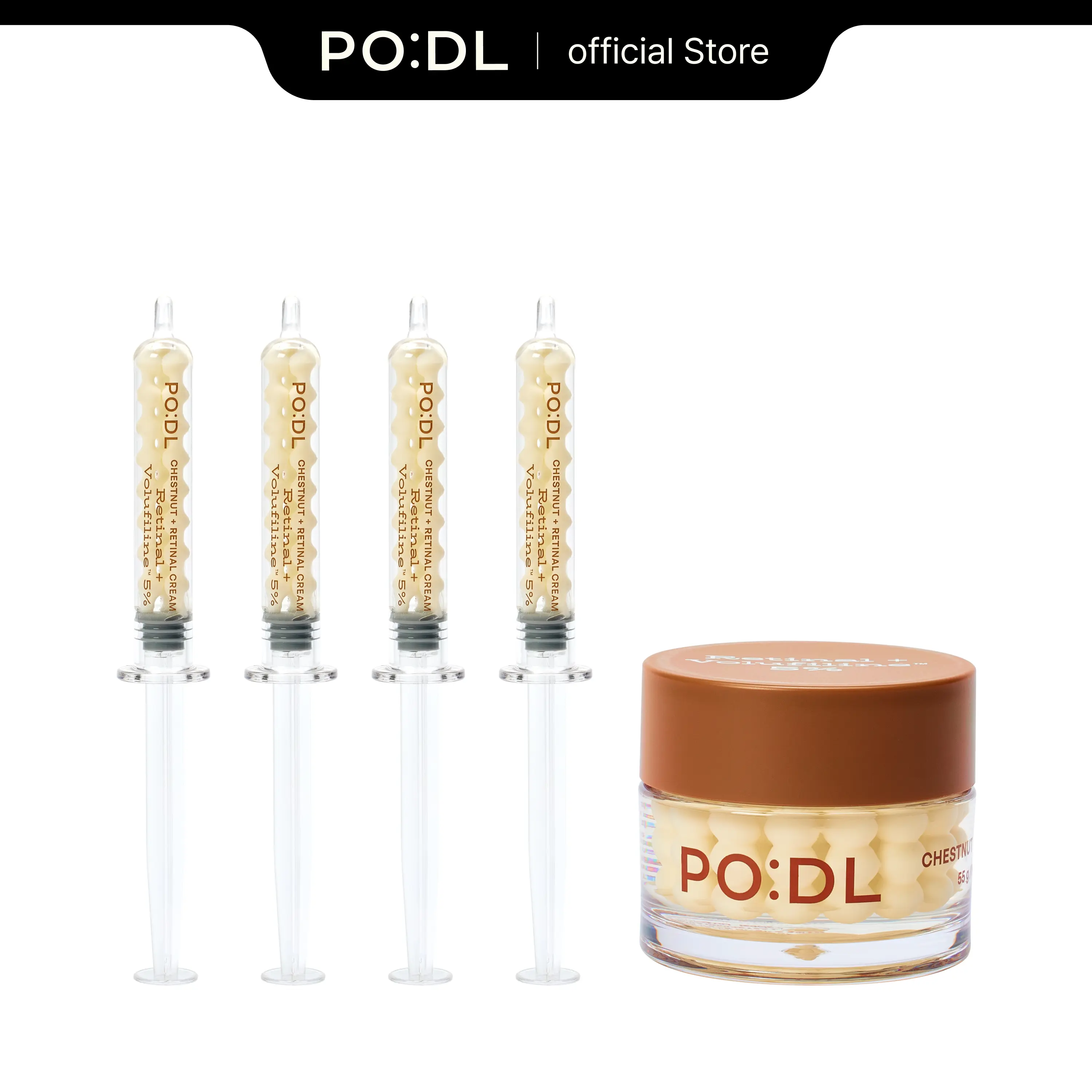 [PODL] 100% Pure Volufiline Retinal Overnight Filler Cream DUO: from SEDERMA (France)  |Overnight Cream| Facial Volume Plumping For Under-Eyes, Neck, Forehead, Smile Lines, Lips | Anti-Aging  | Korean Skincare