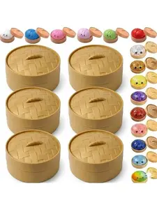 2026 New Dumpling Squishy Mystery Box - Surprise Dumpling Squishy, Rare Dumplings Bun Stress Relief Fidget Set, Random Colors