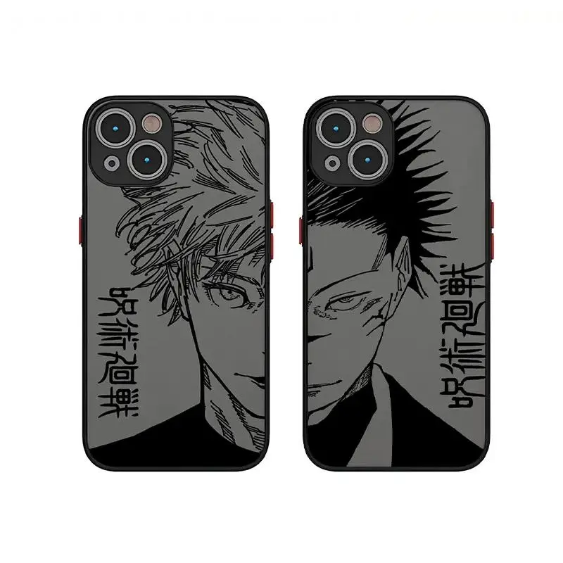 Jujutsu Kaisen Anime Phone Case Stylish & Durable New Year Gift: Fashionable Phone Case for iPhone 11-17– Perfect Blend of Protection and Trend