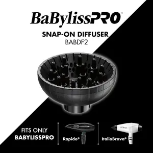 BaBylissPRO Italian Dryer Diffuser BABDF2 – Enhance Your Blowout with Precision and Style