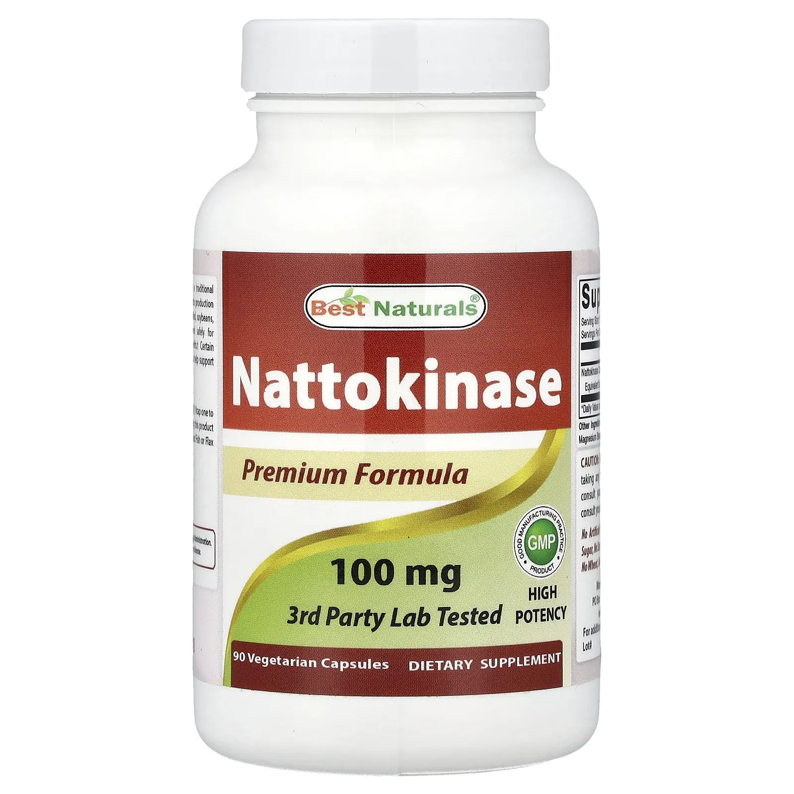 Best Naturals Nattokinase, 100 mg, 90 Vegetarian Capsules