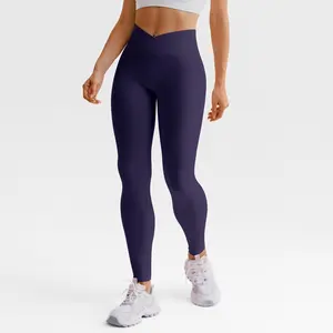 BRXL 【Discount for live】Butt Lifting Lycra No Front Seam Workout Leggings for Women Tummy Control High Waist Seamless Gym Running Leggings