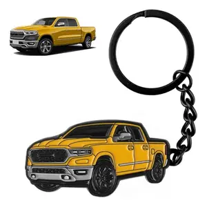 TECTICO Dodge RAM 1500 Keychain Accessories, Premium Car Key Ring for Men & Women, For RAM Truck Owners & Automotive Enthusiasts, Stylish Everyday Carry Gift for Daily Use