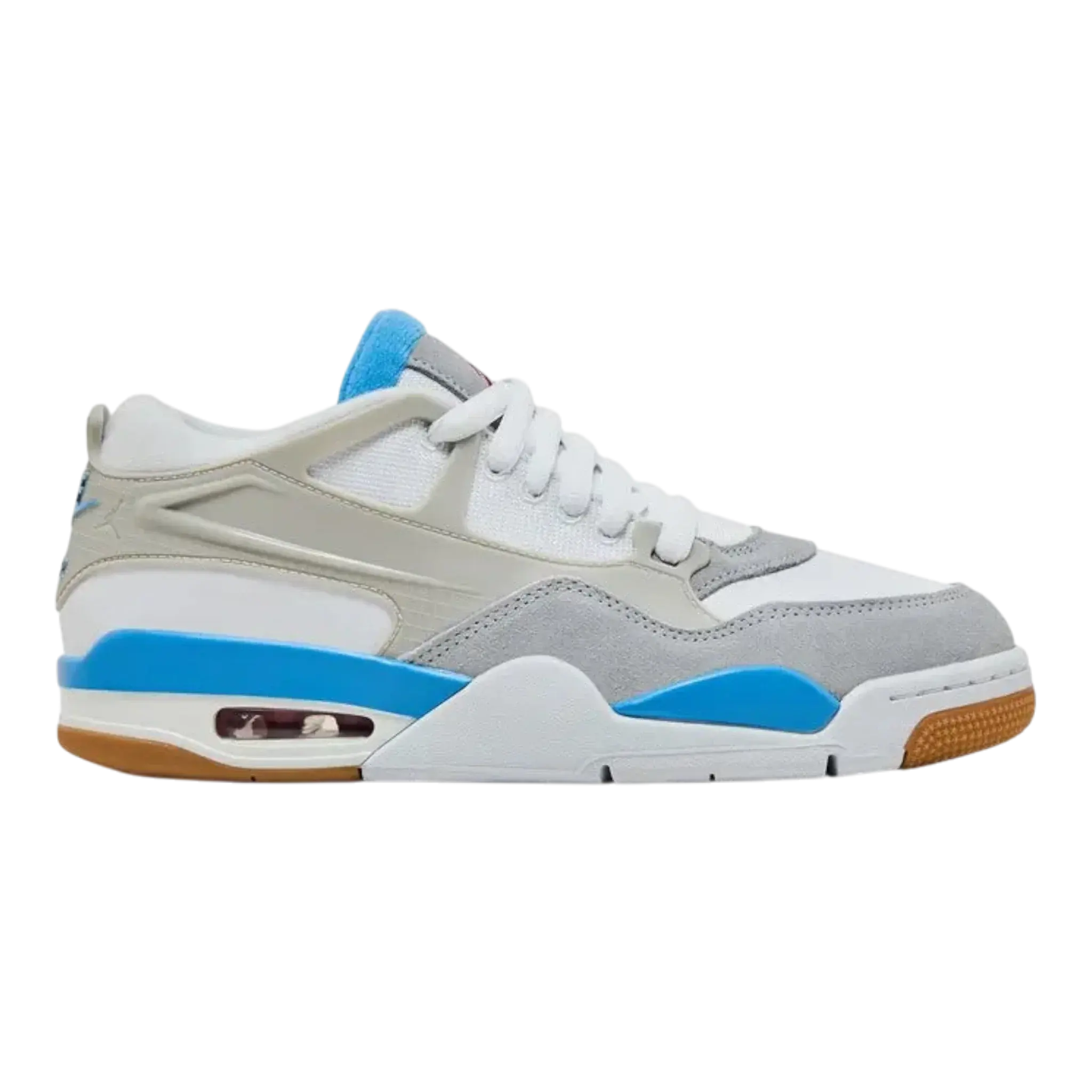 Nike Air Jordan 4 RM Sneaker in White / University Blue | Men's Mid-Top
