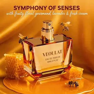 Floral Fruity Creamy Lavender Perfume for Women Long Lasting 80ml 2.7 fl oz Gourmand Sweet Fragrance with Bergamot Pear & Vanilla Orchid