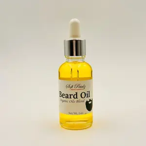 Soft Petalz Organic Beard Oil Blend For Hair Growth And Maintenance