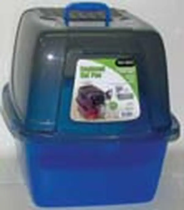 Van Ness Plastic Molding CP7TR Giant Size Enclosed Cat Litter Box, Mess-Free Pet Litter Tray