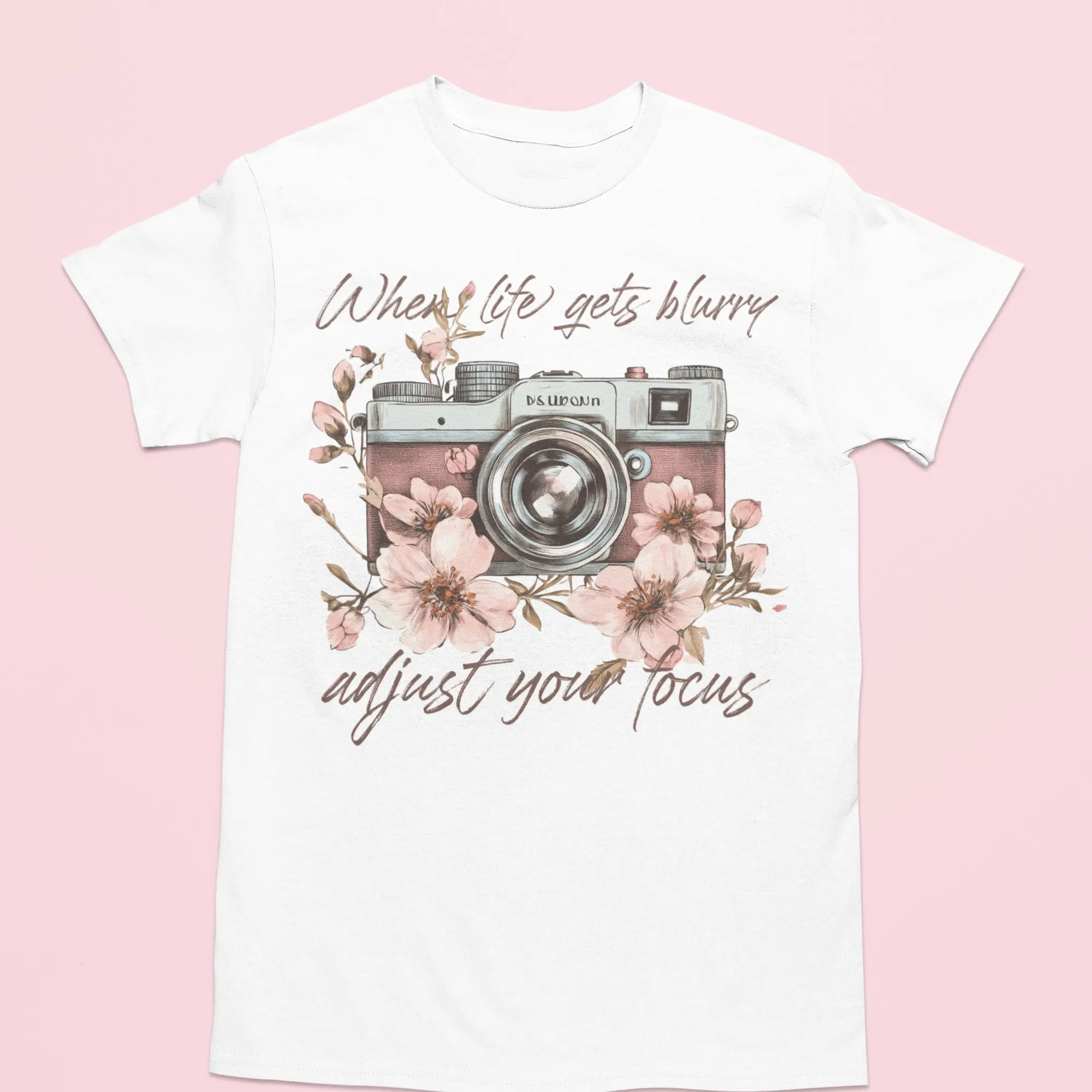 When Life Gets Blurry Adjust Your Focus Graphic Tshirt