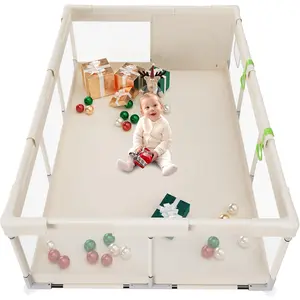 Baby Playpen, 71x47inch Large Playpen for Babies and Toddlers, Indoor & Outdoor Play Yard, Baby Fence Play Area