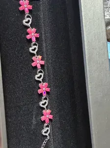 Kylie(8829)gc.Pink opal bracelet