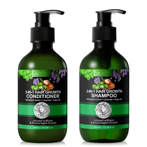 Black Castor, Lavender and Argan Oil 3-IN-1 Hair Growth Shampoo+Conditionor（300ml） Conditioner Haircare
