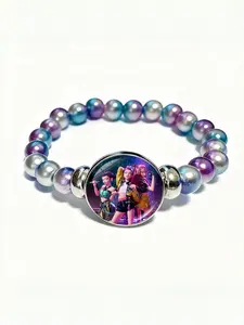 Hunter's Guild Time Gem Bracelet, Beaded Wristband, Anime Creative Jewelry, Fashion Accessory for Women & Men