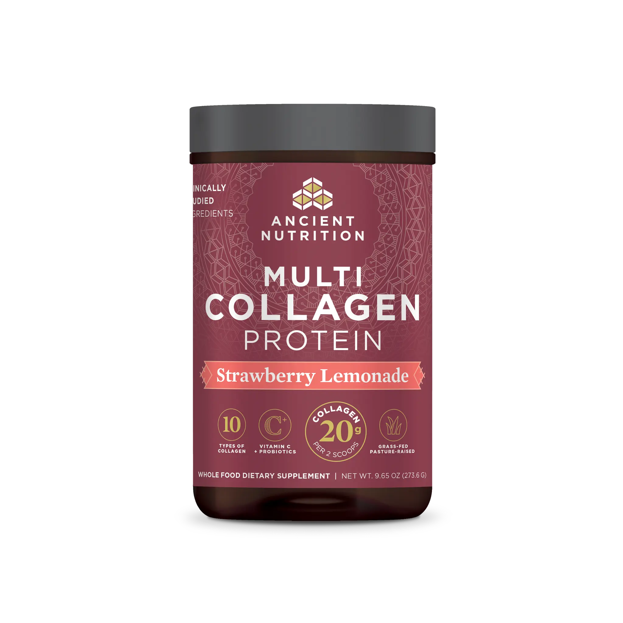 Multi Collagen Protein | Strawberry Lemonade 24 Serving Multi Collagen Protein | Strawberry Lemonade 24 Serving