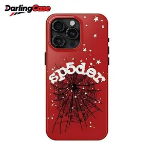 DarlingCase Sp5der  Punk Style Tough Phone Case for iPhone 7 to iPhone 17 Stylish Protection Heavy Duty Cover Trendy Design Shockproof Case
