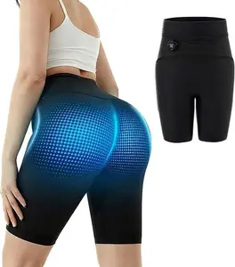 Women's Curve-Shaping Shorts, Microcurrent Toning Shorts for Women, Home Gym Muscle Stimulator, 8 Modes 30 Levels, Pelvic Floor & Abs Glute Shaping