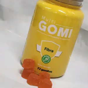 Multi  Gomi Fiber Gummies Orange Flavor Suggar Free 72gummies