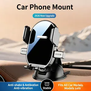 Car Phone Holder, Suction Cup Phone Mount, Universal Smartphone Accessory, Secure Attachment, Easy Installation, Perfect for Driving