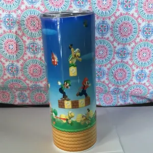 Mario theme tumbler