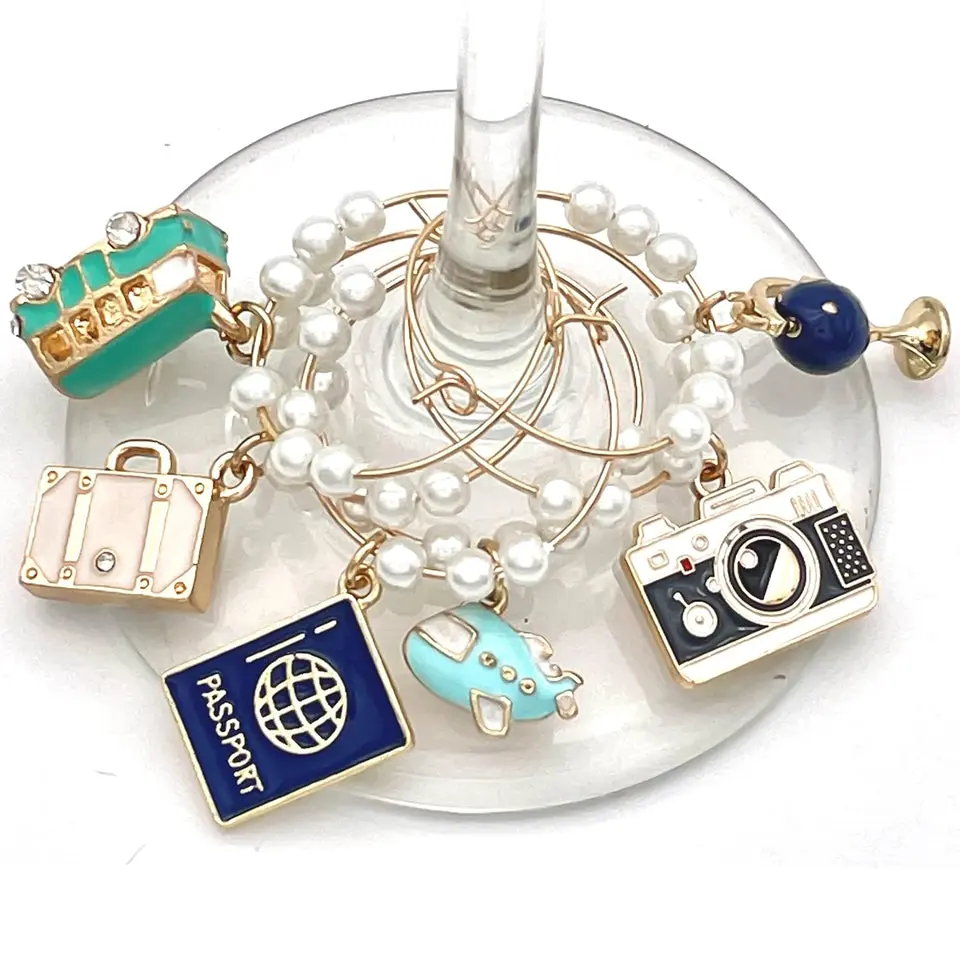 Around the World | Travel Wine Charms